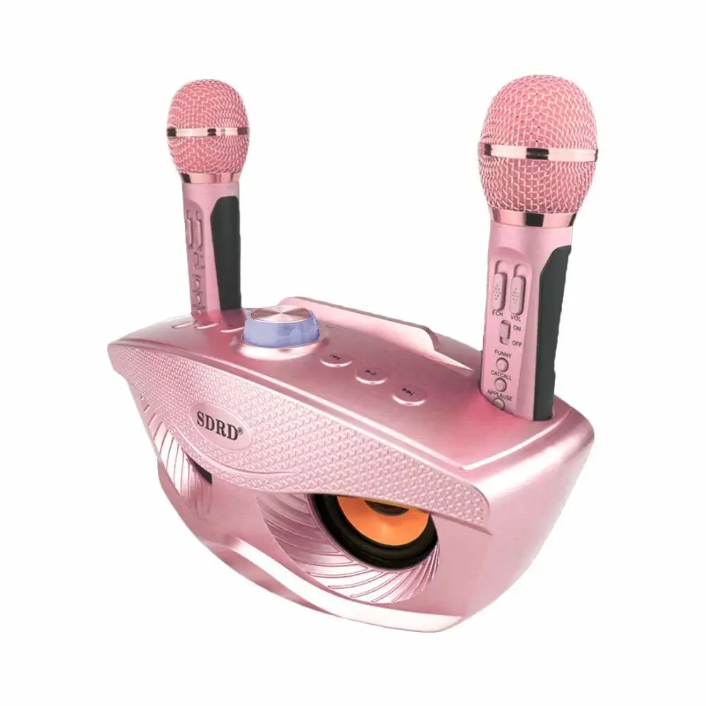 SDRD Wireless Karaoke Speaker Sd Dual Wireless Microphone Bluetooth Speaker Mobile Wireless Stereo 20w HOME Ktv Speaker MIC Set
SDRD Wireless Karaoke Speaker Sd Dual Wireless Microphone Bluetooth Speaker Mobile Wireless Stereo 20w HOME Ktv Speaker MIC Set