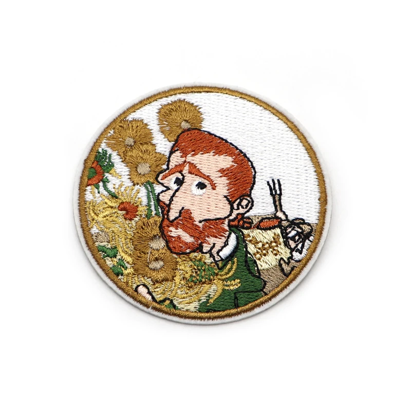 2PCS Van Gogh Embroidery Patches Wheat Field Sunflower Creative Iron on Patch for Clothes DIY Accessories Patches S100-106
2PCS Van Gogh Embroidery Patches Wheat Field Sunflower Creative Iron on Patch for Clothes DIY Accessories Patches S100-106