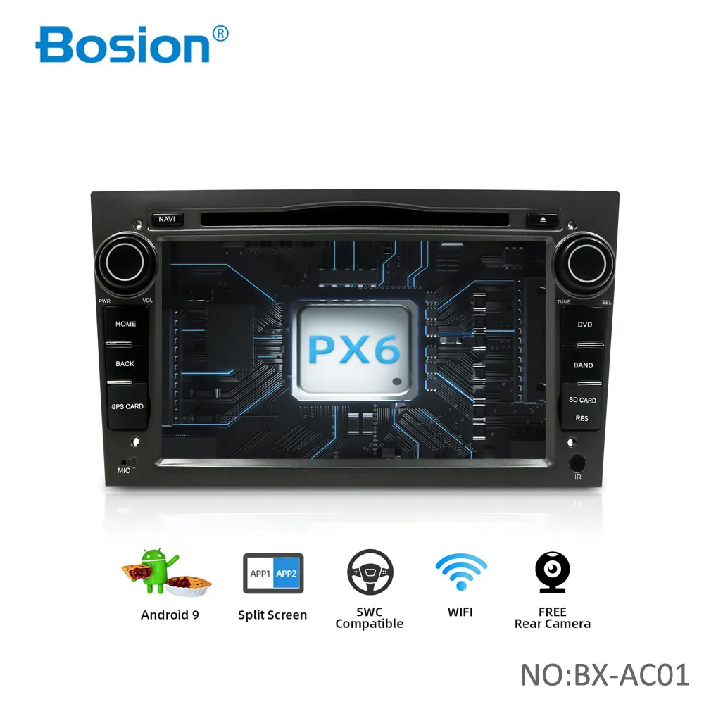 Bosion Android 9 0 2 DIN Автомобильный gps для opel Vauxhall Astra H G J Vectra Antara Zafira Corsa Vivaro Meriva Veda DVD плеер