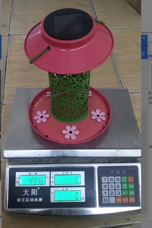 Bird Feeder Garden Decoration Humming Bird Feede With Solar Street Lamp Waterproof Garden Birdhouse Metal Tray Garden Tools
Bird Feeder Garden Decoration Humming Bird Feede With Solar Street Lamp Waterproof Garden Birdhouse Metal Tray Garden Tools