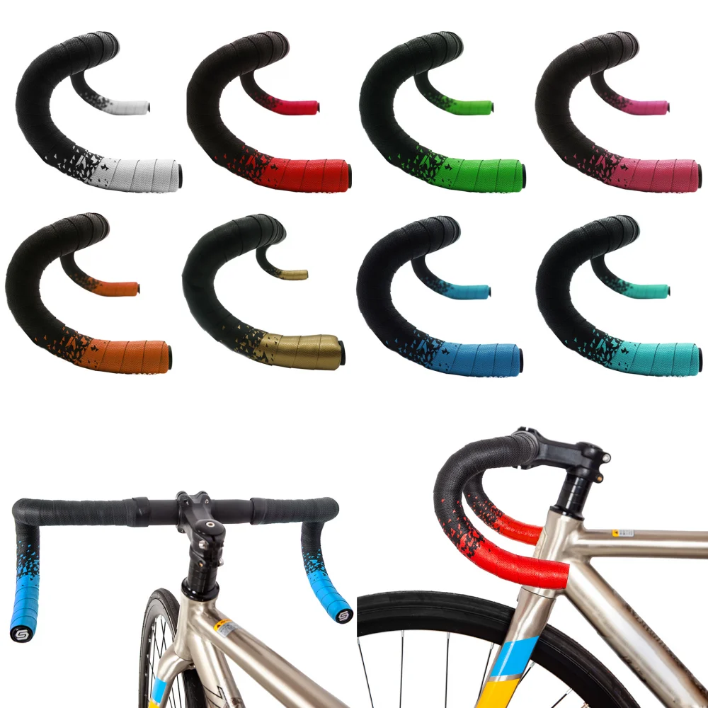 Bicycle Handlebar Tape Anti-Vibration Pu Eva Bent Cycling Road Bike Tapes Racing Breathable Non-Slip Handle Bicycle Accessories
Bicycle Handlebar Tape Anti-Vibration Pu Eva Bent Cycling Road Bike Tapes Racing Breathable Non-Slip Handle Bicycle Accessories