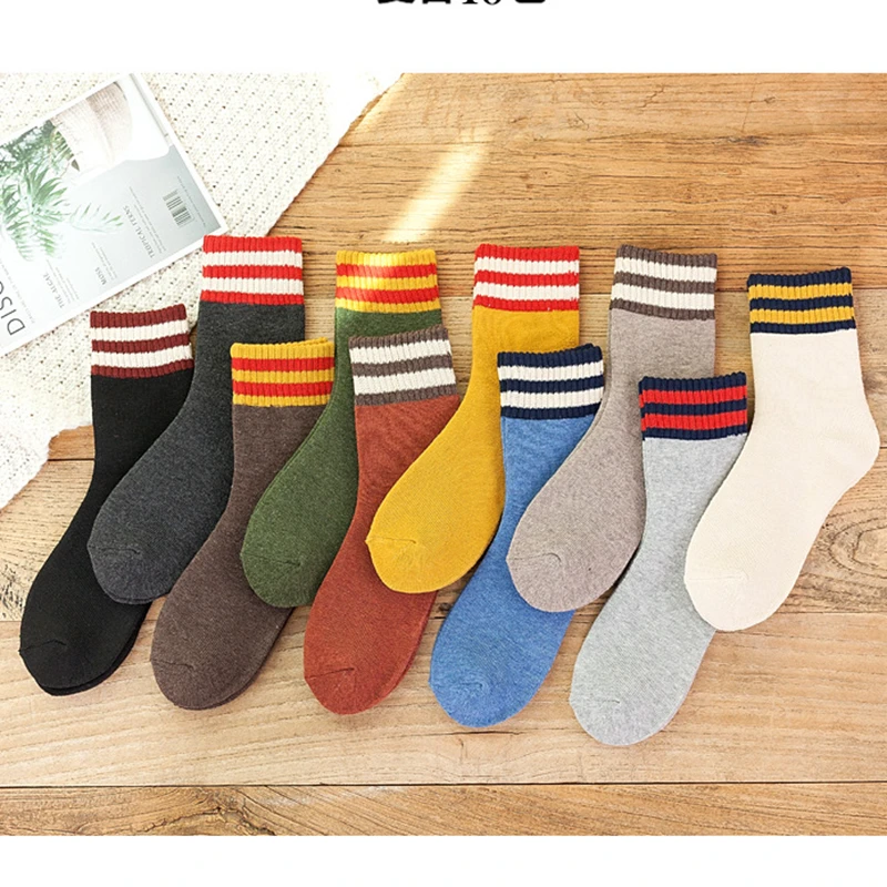 Thick Terry Socks Korean Cartoon Stripe Candy Color Women's Cotton Thickened Warm and Comfortable Women's Cotton Socks
Thick Terry Socks Korean Cartoon Stripe Candy Color Women's Cotton Thickened Warm and Comfortable Women's Cotton Socks