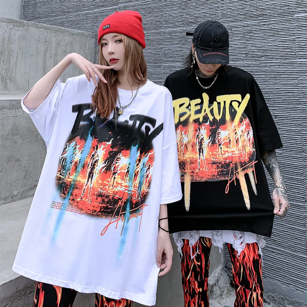 UNCLEDONJM Flame print graphic tees men streetwear Summer oversized t shirt short sleeve urban men t shirt UBO2139
UNCLEDONJM Flame print graphic tees men streetwear Summer oversized t shirt short sleeve urban men t shirt UBO2139