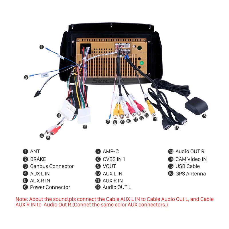 Seicane Car Multimedia player 2din 9" Android 8.1 car GPS Radio for 2009 2010 2011 2012 2013 2014 2015 2016 Renault Koleos2010
Seicane Car Multimedia player 2din 9" Android 8.1 car GPS Radio for 2009 2010 2011 2012 2013 2014 2015 2016 Renault Koleos2010