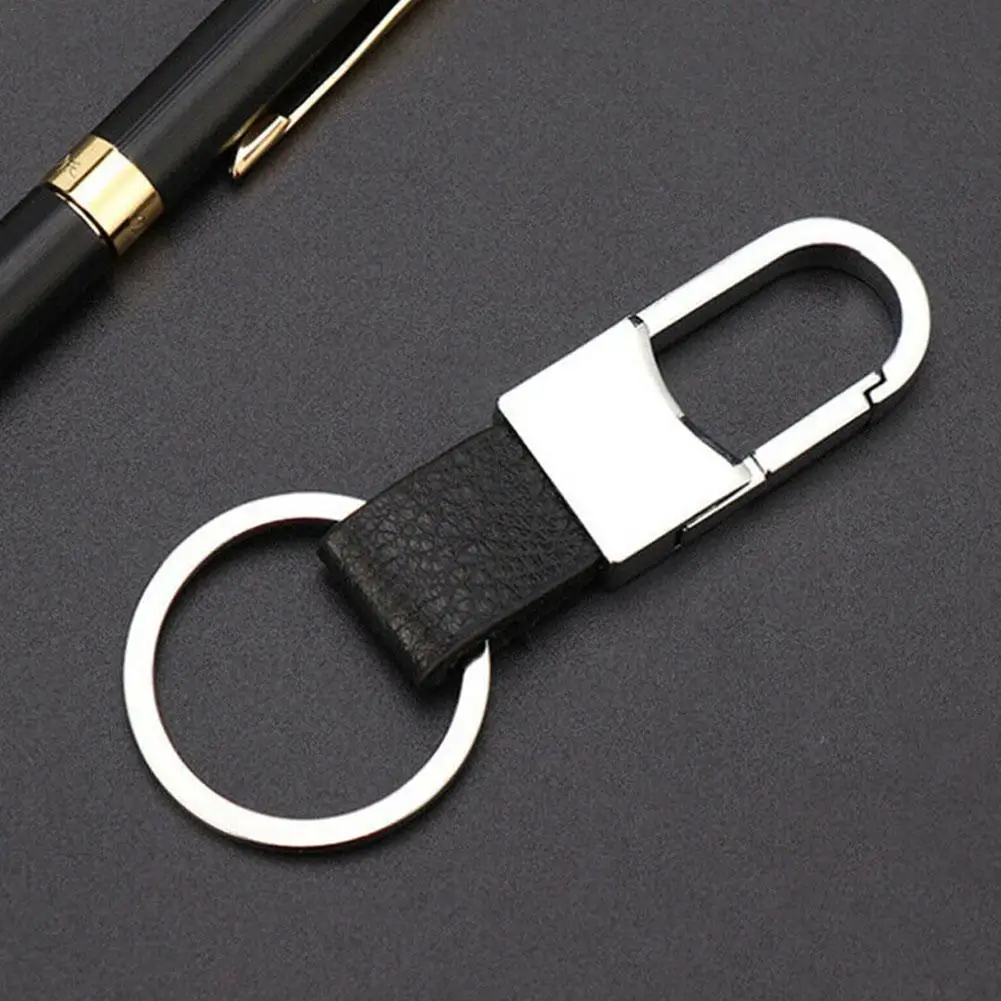 Men's & Women's Fashion Style Leather D type buckle Simple chain Metal Car Belt key Loop A8S6
Men's & Women's Fashion Style Leather D type buckle Simple chain Metal Car Belt key Loop A8S6