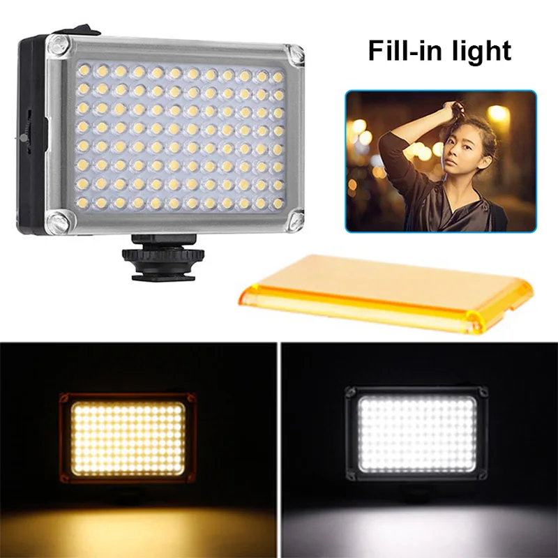 

Mini LED DSLR Camera Fill Light 5400k/3200k Easy Installation Camera Fill Light VDX99