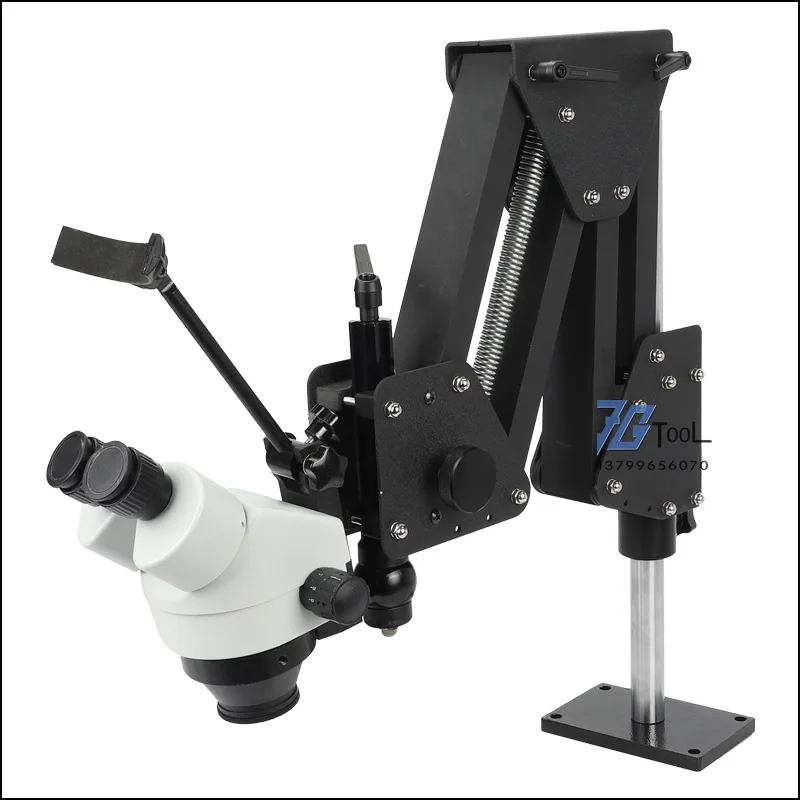 

Оптические инструменты для ювелирных изделий, суперпрозрачный микроскоп с подставкой-лупой, микроскоп со светодиодным источником светиль...