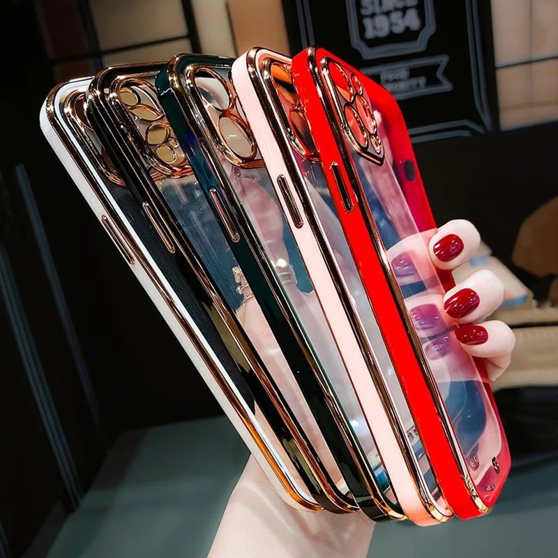 Luxury Transparent Silicone Case For iPhone 11 12 Pro Max XS XR X S 7 8 Plus 12Pro Phone Clear Soft Camera Lens Protective Cover
Luxury Transparent Silicone Case For iPhone 11 12 Pro Max XS XR X S 7 8 Plus 12Pro Phone Clear Soft Camera Lens Protective Cover