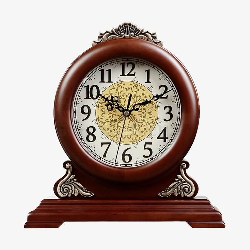 European double-sided desk clock living room retro creative silent clock American desk clock ornaments
European double-sided desk clock living room retro creative silent clock American desk clock ornaments