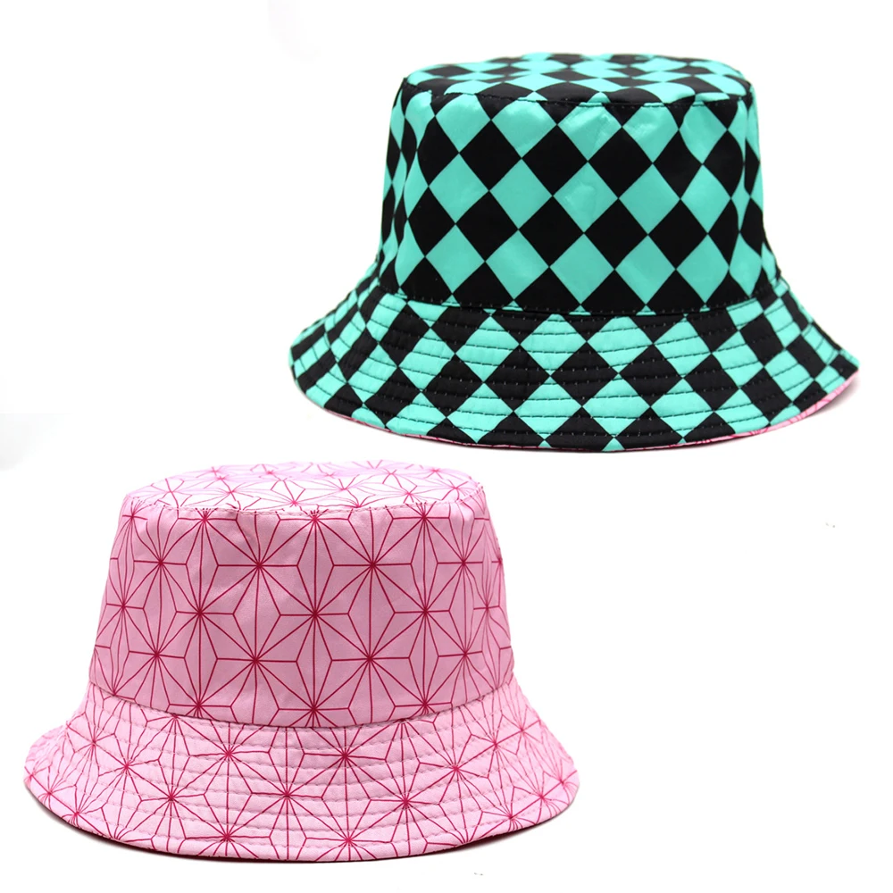 Demon Slayer Anime Bob Bucket Hat Summer Harajuku Print Panama Caps kimetsu no yaiba Cosplay Fisherman Hats Hip Hop Cap
Demon Slayer Anime Bob Bucket Hat Summer Harajuku Print Panama Caps kimetsu no yaiba Cosplay Fisherman Hats Hip Hop Cap