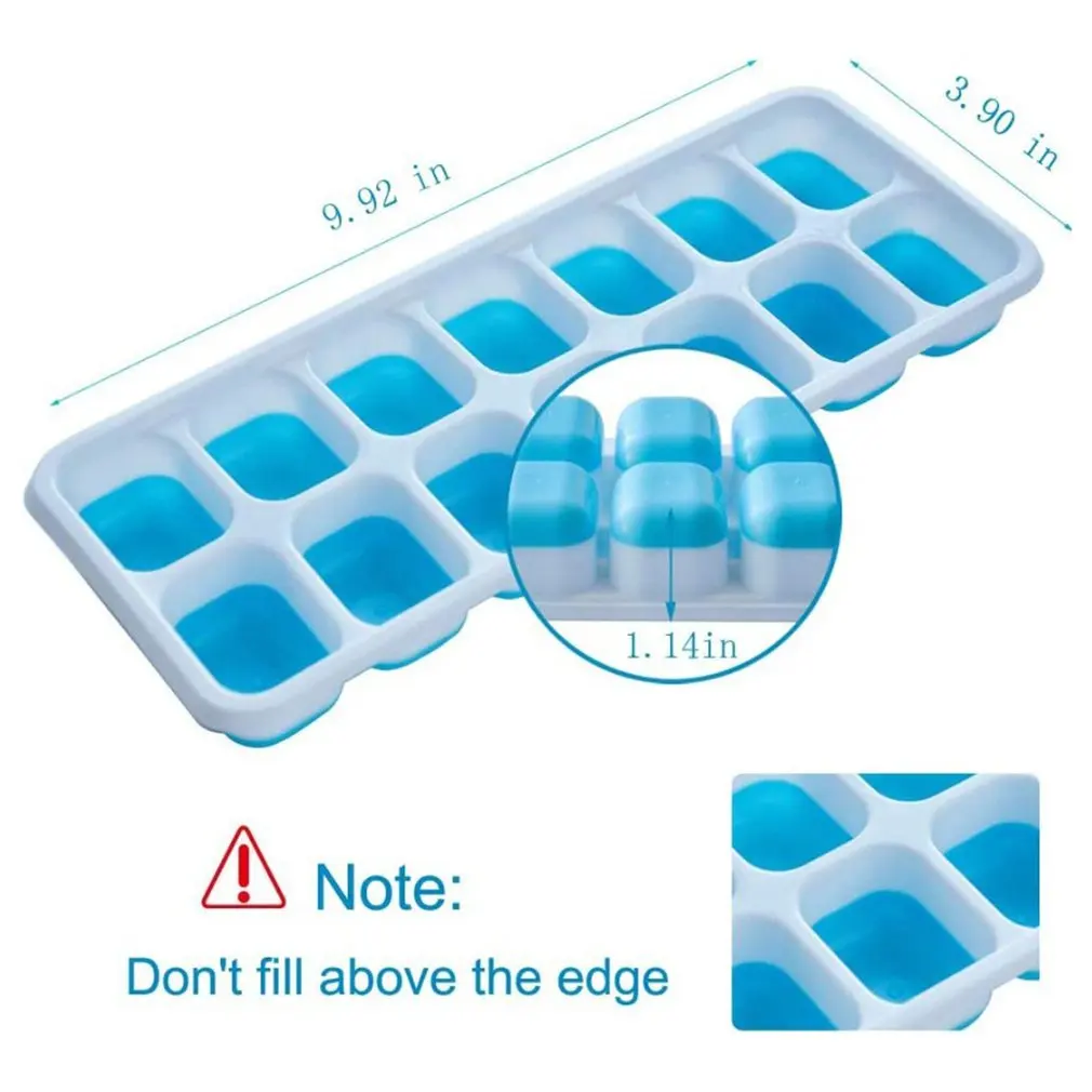 Ice Cube Tray Food Grade Silicone Ice Cube Maker Mold With Lids For Ice Cream Chocolate Party Whiskey Cocktail
Ice Cube Tray Food Grade Silicone Ice Cube Maker Mold With Lids For Ice Cream Chocolate Party Whiskey Cocktail