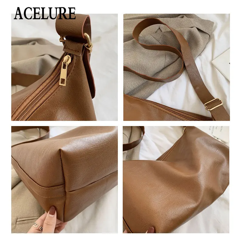 ACELURE Casual Fashion High Capacity Shoulder Crossbody Bags for Women Solid Color All-match Messenger Bags Shopping Handbags
ACELURE Casual Fashion High Capacity Shoulder Crossbody Bags for Women Solid Color All-match Messenger Bags Shopping Handbags
