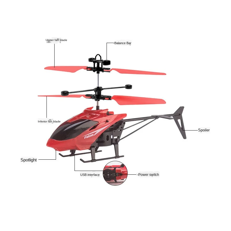 Remote Control Helicopter Levitating Induction Aircraft, Gesture Induction Toy
Remote Control Helicopter Levitating Induction Aircraft, Gesture Induction Toy
