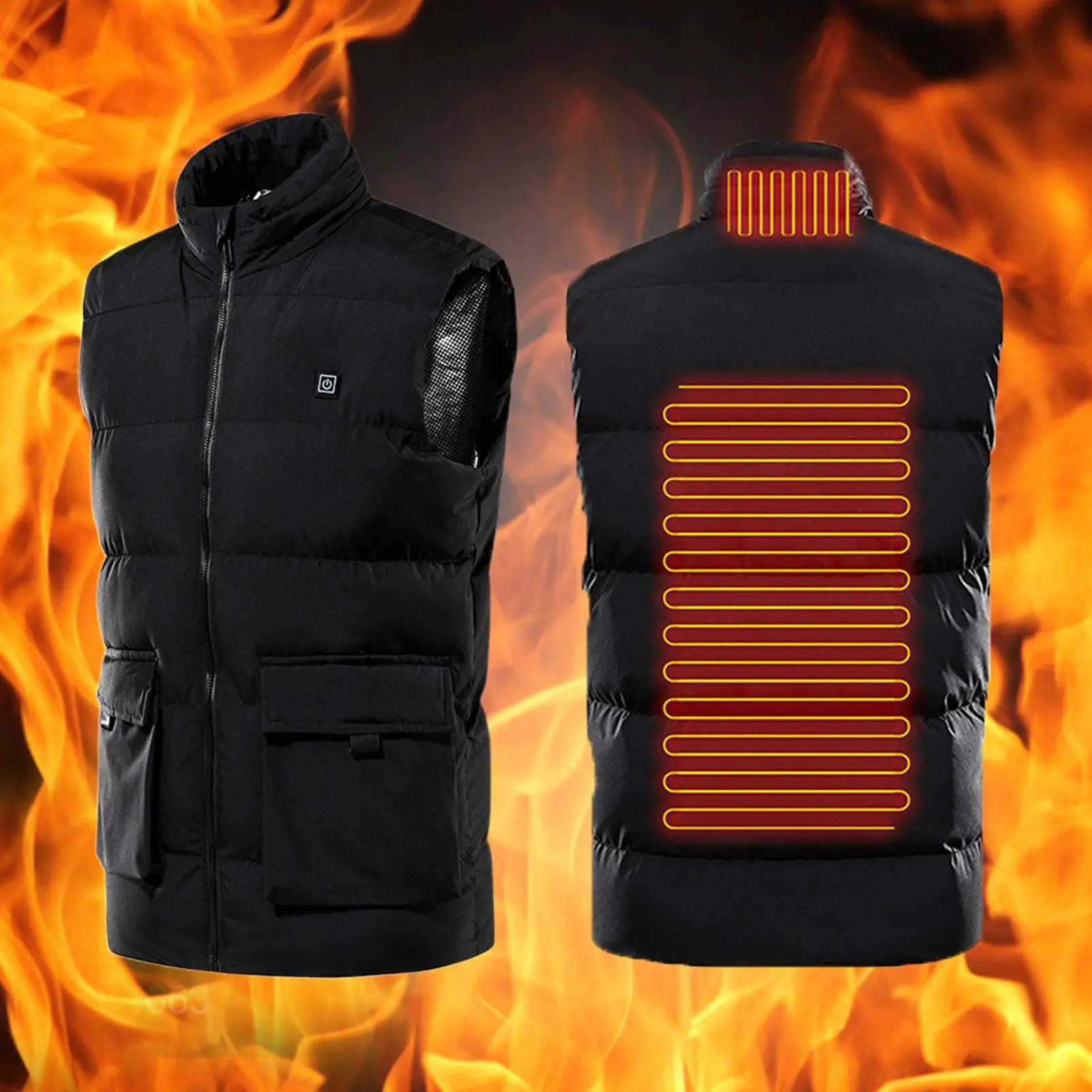 Coats Men Jackets Vest 3 Temperature Modes Fast Heating Waistcoat Men Winter Warmer Electric Clothing for Autumn мужская куртка
Coats Men Jackets Vest 3 Temperature Modes Fast Heating Waistcoat Men Winter Warmer Electric Clothing for Autumn мужская куртка