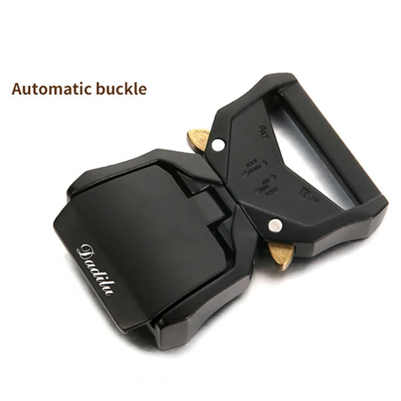 1Pc Tactical Belt Men Nylon Metal Automatic Buckle Military SWAT Combat Belts Knock Off Emergency Survival Outdoor Belt
1Pc Tactical Belt Men Nylon Metal Automatic Buckle Military SWAT Combat Belts Knock Off Emergency Survival Outdoor Belt