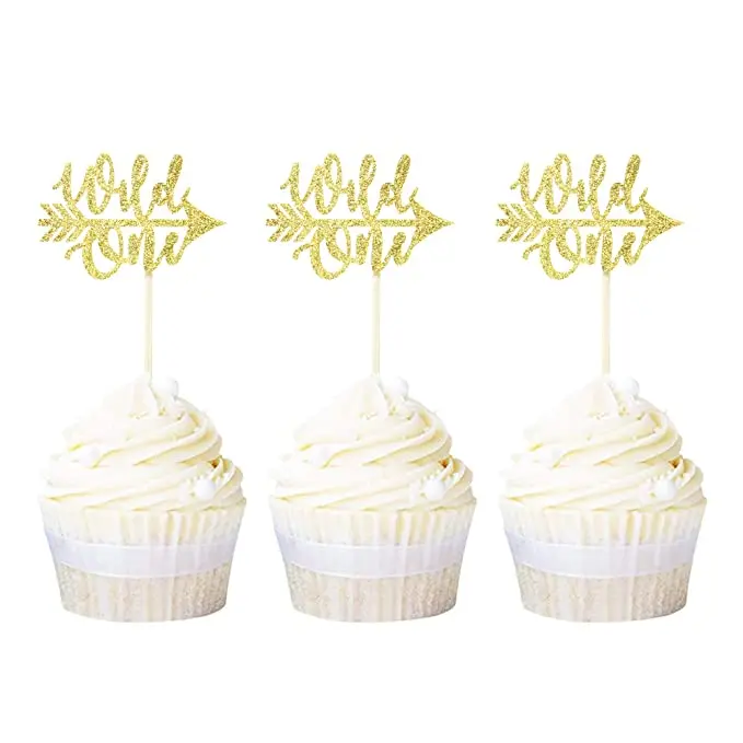 Блестящие золотые топперы для капкейков, 10 шт.
Блестящие золотые топперы для капкейков, 10 шт.