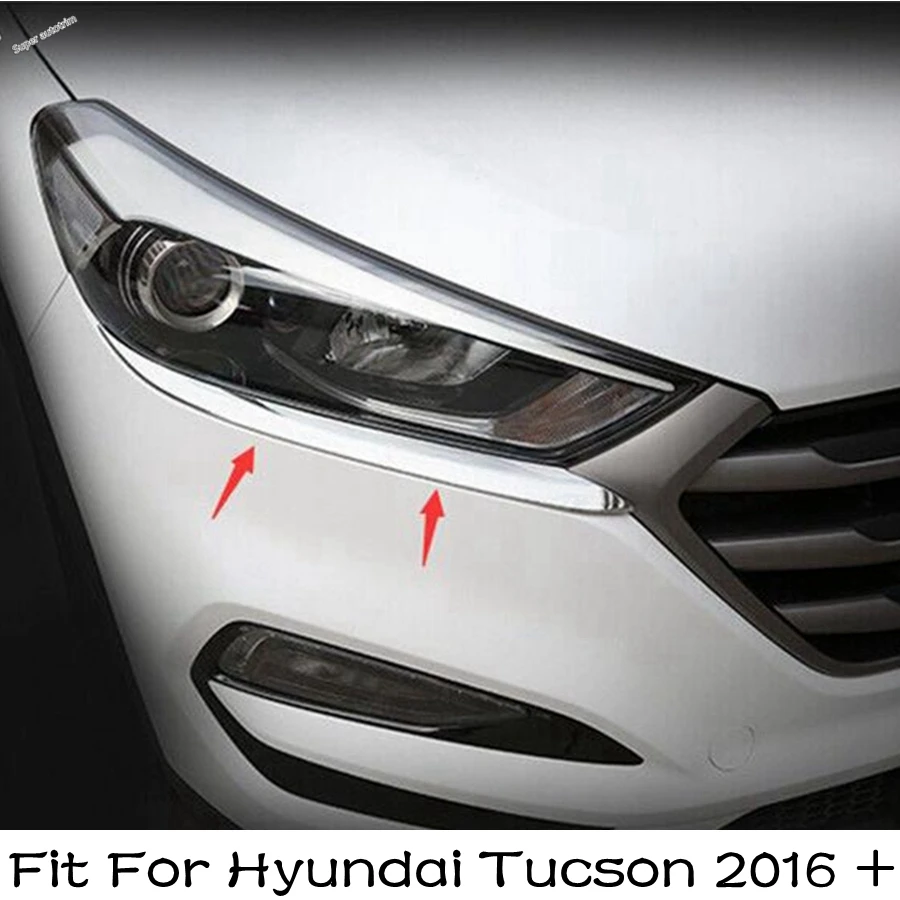 Lapetus Front Head Lights Lamps Eyelids Eyebrows Lid Cover Trim 2PCS For Hyundai Tucson 2016 - 2018 Bright Style Exterior Parts
Lapetus Front Head Lights Lamps Eyelids Eyebrows Lid Cover Trim 2PCS For Hyundai Tucson 2016 - 2018 Bright Style Exterior Parts