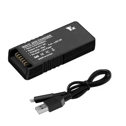 YX for dji mavic mini QC3.0 Fast Charger Battery USB Charging ,With TYPE C Cable , For DJI Mavic Mini Drone Accessories
YX for dji mavic mini QC3.0 Fast Charger Battery USB Charging ,With TYPE C Cable , For DJI Mavic Mini Drone Accessories