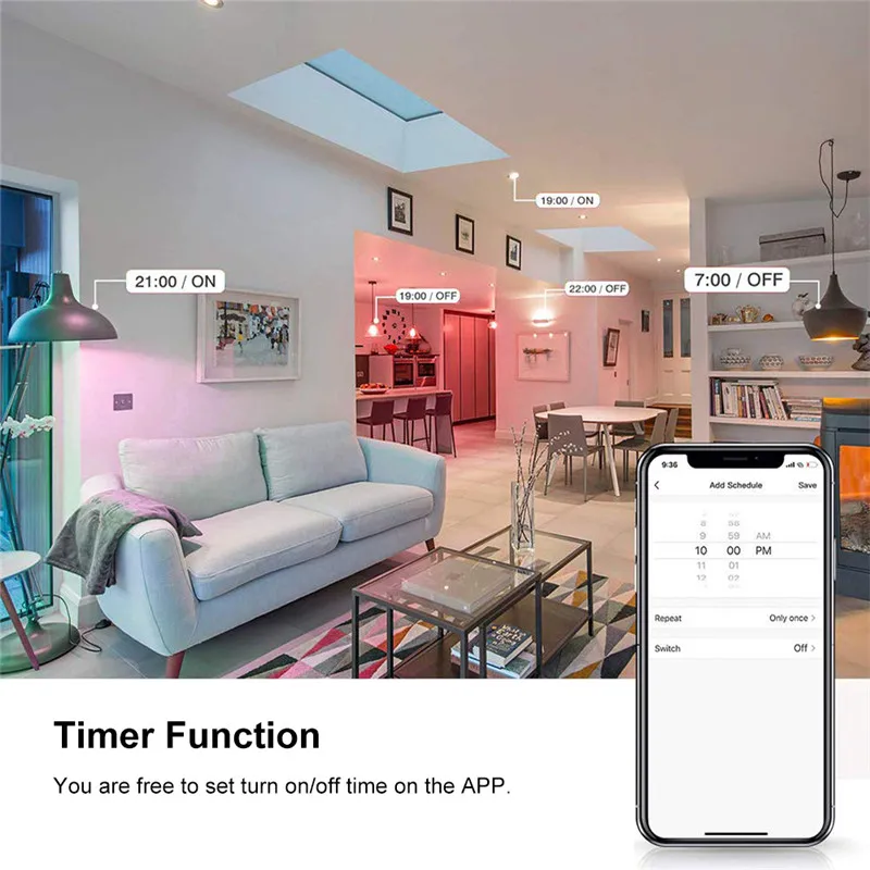 Tuya Smart Wifi LED Bulb E14 RGB+W+C Dimmable Light Bulb Remote Control Work With Alexa Echo Google Home Assistant
Tuya Smart Wifi LED Bulb E14 RGB+W+C Dimmable Light Bulb Remote Control Work With Alexa Echo Google Home Assistant