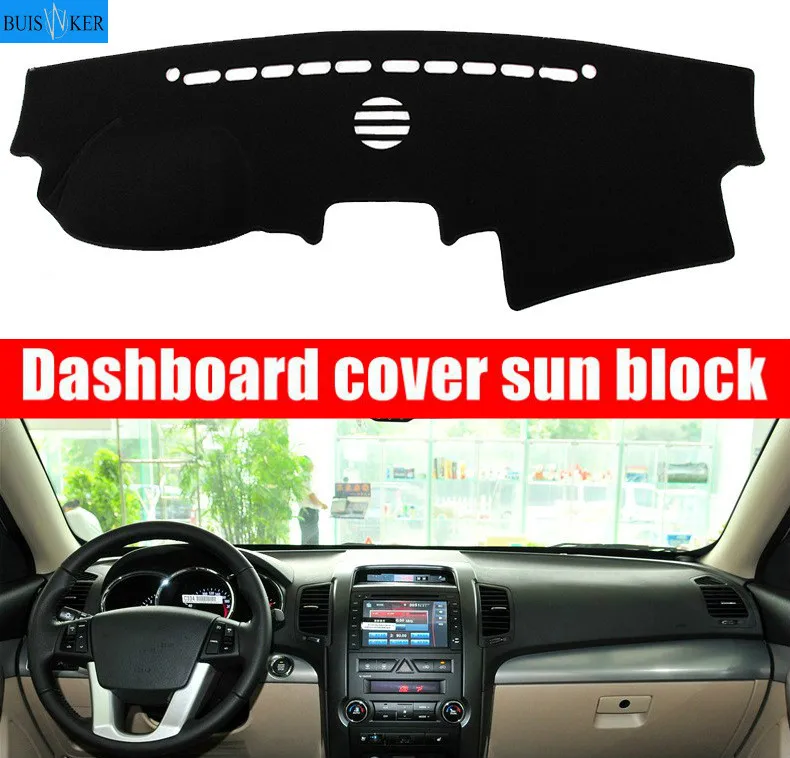 Car Dashboard Cover Mat Pad Anti-UV Sun Shade Instrument Protective Carpet Auto Styling Accessories For Kia Sorento 2009 - 2012
Car Dashboard Cover Mat Pad Anti-UV Sun Shade Instrument Protective Carpet Auto Styling Accessories For Kia Sorento 2009 - 2012