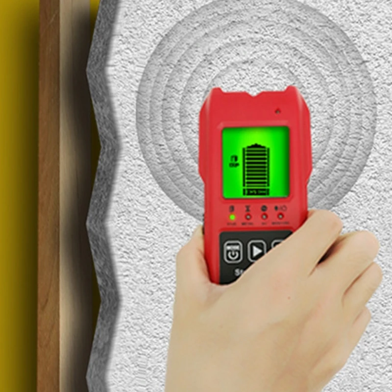 Electronic Wall Scanner Detector Wooden Metal Stud Sensor Locator Beam Finders Edge Center Finding w/ LCD Display 7 in 1
Electronic Wall Scanner Detector Wooden Metal Stud Sensor Locator Beam Finders Edge Center Finding w/ LCD Display 7 in 1
