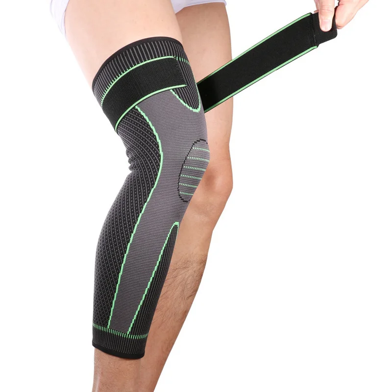 Hot elastic yellow-green stripe sports lengthen knee pad leg sleeve non-slip bandage compression leg warmer for men and women
Hot elastic yellow-green stripe sports lengthen knee pad leg sleeve non-slip bandage compression leg warmer for men and women