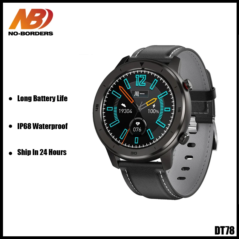 DT78 Smart Watch Full Touch Round Smart Watch Men Retro Business IP68 Sport Watch for Men Bluetooth Control Heal
DT78 Smart Watch Full Touch Round Smart Watch Men Retro Business IP68 Sport Watch for Men Bluetooth Control Heal