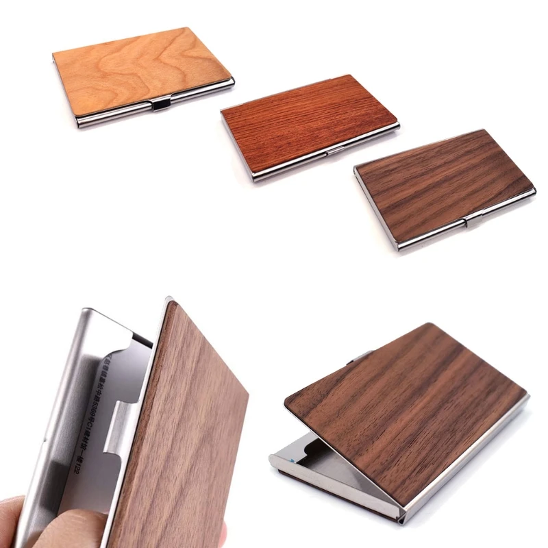 Black Walnut Businesse Card Holder Case For Men & Women,3.62 x 2.36 x 0.39 Inches Card Case
Black Walnut Businesse Card Holder Case For Men & Women,3.62 x 2.36 x 0.39 Inches Card Case