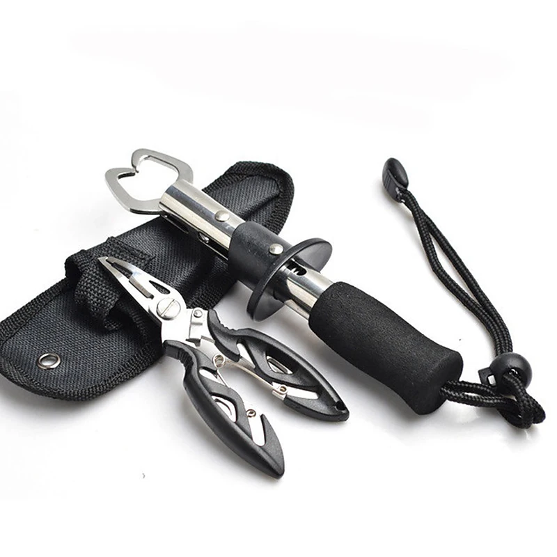 2Pcs/set Stainless Steel Fishing Gripper Plier Set Fish Grip Lip Clamp Grabber Tool Fish Controller Fishing Plier
2Pcs/set Stainless Steel Fishing Gripper Plier Set Fish Grip Lip Clamp Grabber Tool Fish Controller Fishing Plier