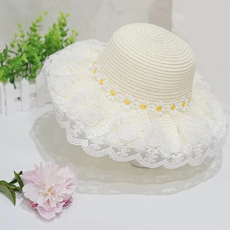 2021 Baby Girls Lace Sun Hat For Kids New Summer Princess Empty Top Caps Children's Sun Hat Super Large Brim Bucket Hats
2021 Baby Girls Lace Sun Hat For Kids New Summer Princess Empty Top Caps Children's Sun Hat Super Large Brim Bucket Hats