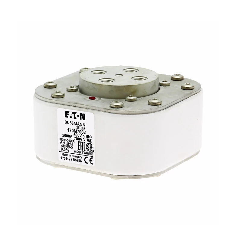In Stock Fast Shipping 1600A 690V 170M7062 Bussmann 170M Series Fuse High Speed Square Body Fuse
In Stock Fast Shipping 1600A 690V 170M7062 Bussmann 170M Series Fuse High Speed Square Body Fuse