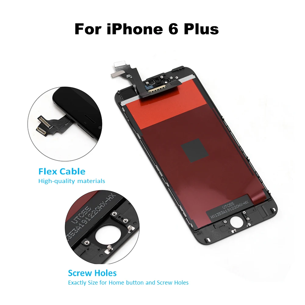 LCD Display For iPhone 6 7 8 plus Touch Screen Digitizer for iPhone 6S 5 5S SE Replacement AAA+++ Quality with free tools
LCD Display For iPhone 6 7 8 plus Touch Screen Digitizer for iPhone 6S 5 5S SE Replacement AAA+++ Quality with free tools