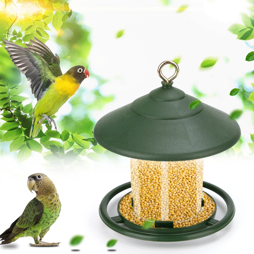 New Transparency Wild Bird Feeder Outdoor Bird Feeders Food Container Hanging Gazebo Bird Feeder For Garden Decoration Feeder
New Transparency Wild Bird Feeder Outdoor Bird Feeders Food Container Hanging Gazebo Bird Feeder For Garden Decoration Feeder