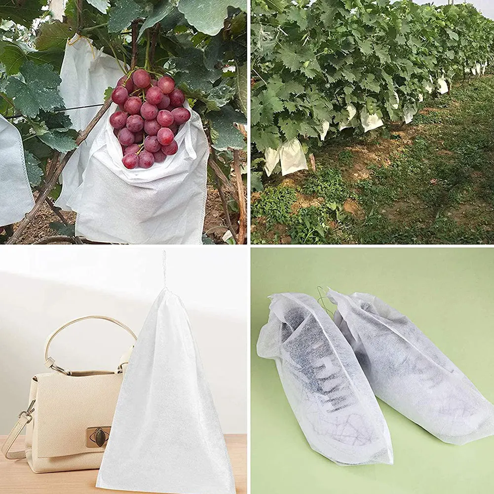 100PCS Non-Woven Against Insect Drawstring Pouchs Planting Bags Fruit Protection Bags Gardening For Grapes Gardening Protection
100PCS Non-Woven Against Insect Drawstring Pouchs Planting Bags Fruit Protection Bags Gardening For Grapes Gardening Protection