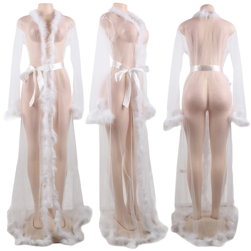 Sexy Hot Erotic Maxi Lingerie Transparent Queen Long Night Robe Women Full Sleeve Babydoll Dress Plus Size Nightwear RL80759
Sexy Hot Erotic Maxi Lingerie Transparent Queen Long Night Robe Women Full Sleeve Babydoll Dress Plus Size Nightwear RL80759