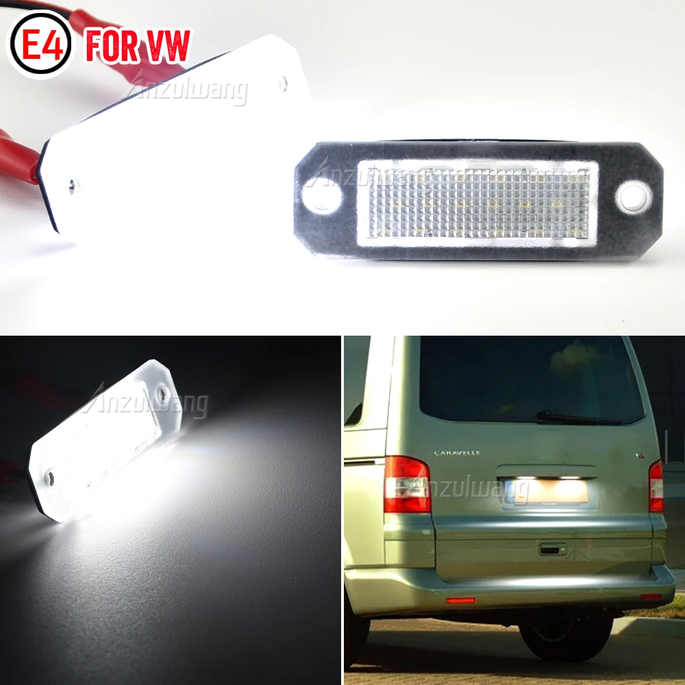 12V For VW Transporter T5 2003-2015 T6 For Caddy 2004-2017 Rear White LED Number License Plate Light OEM 7H0827740 
12V For VW Transporter T5 2003-2015 T6 For Caddy 2004-2017 Rear White LED Number License Plate Light OEM 7H0827740