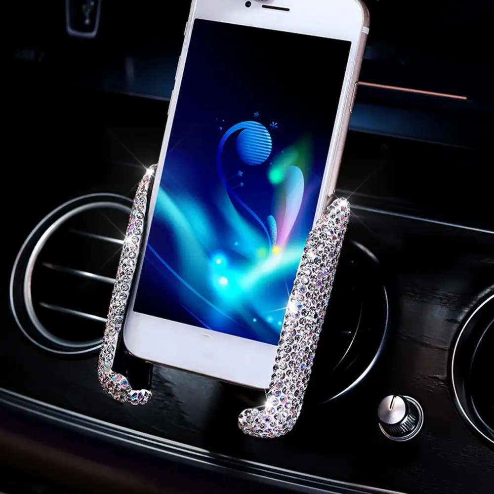 New Style Portable Mini Flexible Stable Shining Rhinestone Car Air Vent Phone Holder Support Stand Car Accessories Goods
New Style Portable Mini Flexible Stable Shining Rhinestone Car Air Vent Phone Holder Support Stand Car Accessories Goods