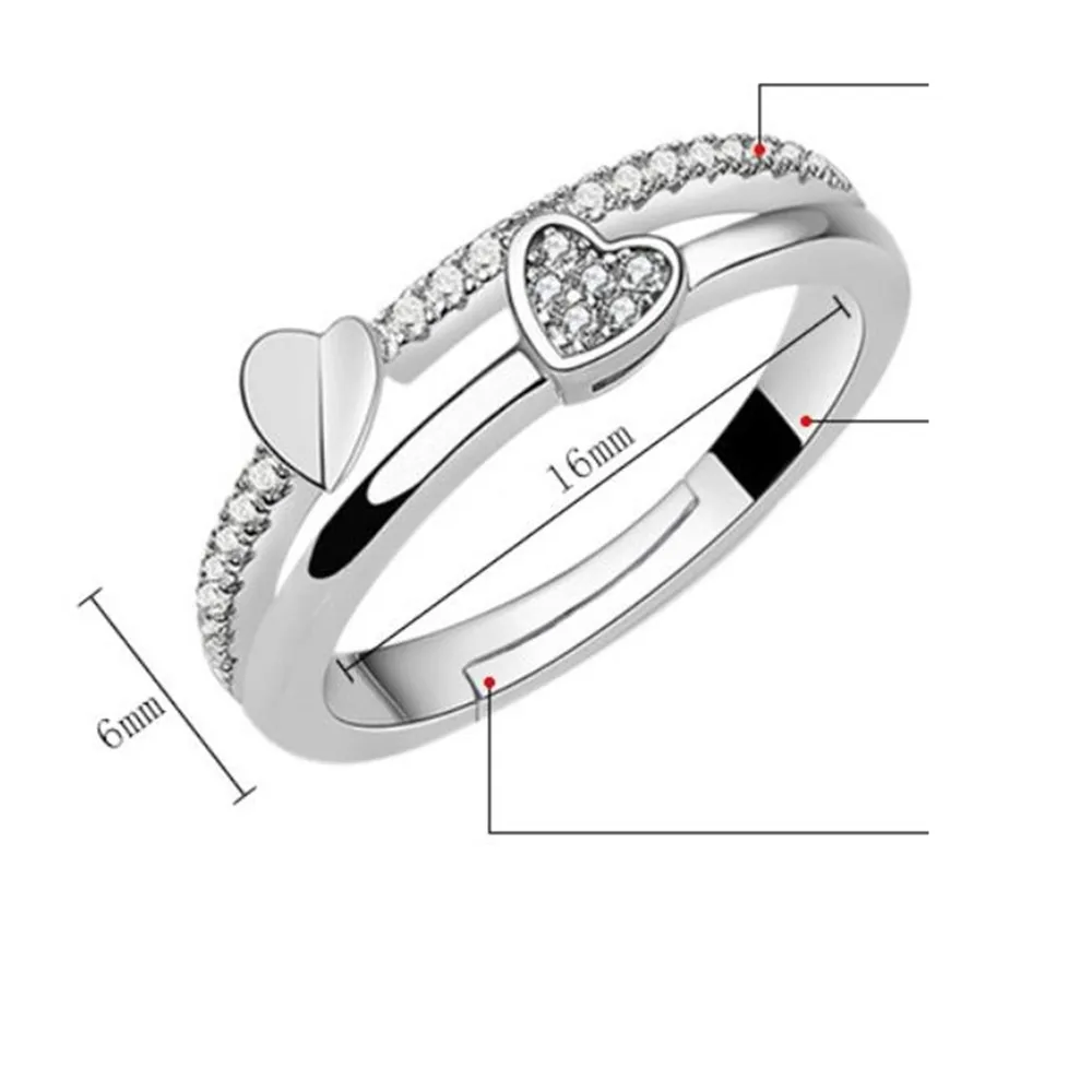 925 Sterling Silver New Jewelry Open Ring High Quality Woman Fashion Retro Heart Shape Adjustable Silver Ring
925 Sterling Silver New Jewelry Open Ring High Quality Woman Fashion Retro Heart Shape Adjustable Silver Ring