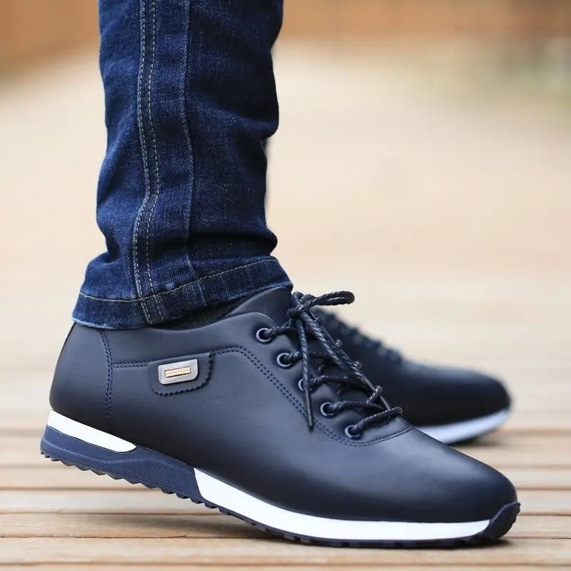 Men's PU Leather Business Casual Shoes for Man Outdoor Breathable Sneakers Male Fashion Loafers Walking Footwear Tenis km90
Men's PU Leather Business Casual Shoes for Man Outdoor Breathable Sneakers Male Fashion Loafers Walking Footwear Tenis km90