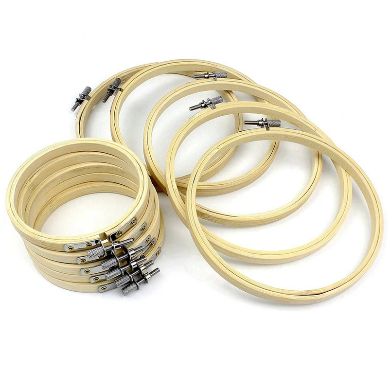 10/20 PCS 6 Inch Bamboo Frame Embroidery Hoop Ring Cross Stitch DIY Sewing Tools Round Loop Hand Household
10/20 PCS 6 Inch Bamboo Frame Embroidery Hoop Ring Cross Stitch DIY Sewing Tools Round Loop Hand Household