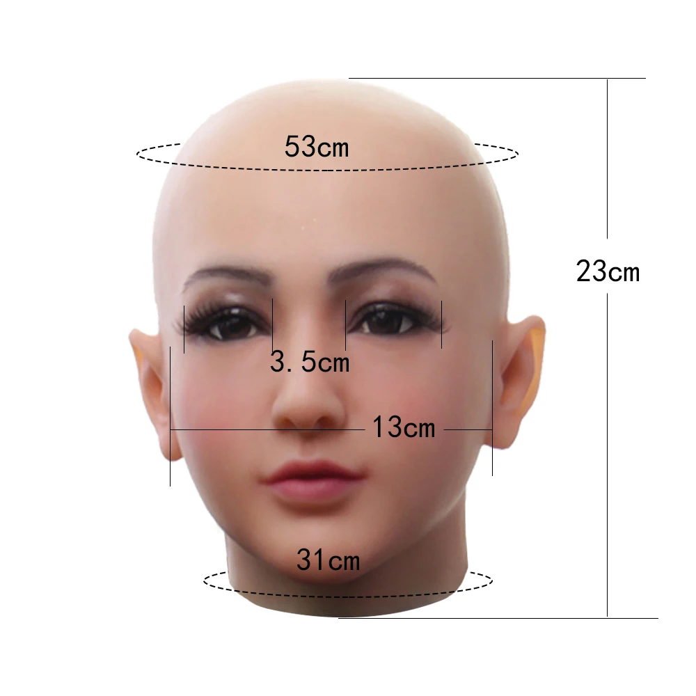 Realistic Silicone Full Head Face Props To Cover Facial Scars Female Masquerade Halloween Cosplay of Crossdresser Drag Queen
Realistic Silicone Full Head Face Props To Cover Facial Scars Female Masquerade Halloween Cosplay of Crossdresser Drag Queen