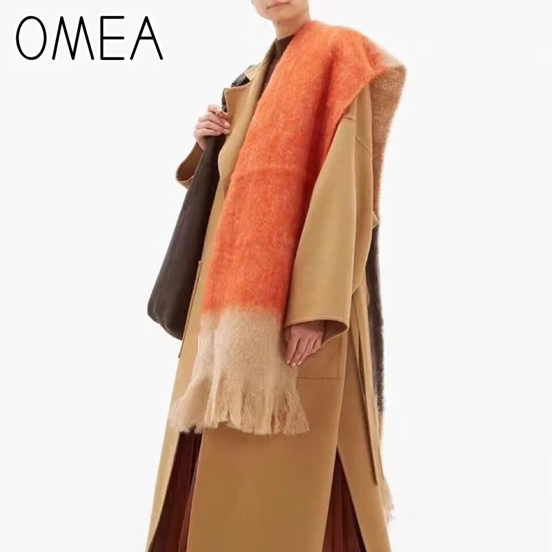 Шарф-пончо OMEA, из мохера, зимний, цветной, подходящий шарф, женский, в клетку, в стиле пэчворк
Шарф-пончо OMEA, из мохера, зимний, цветной, подходящий шарф, женский, в клетку, в стиле пэчворк