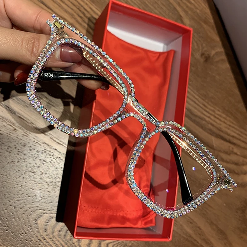 Myopia Hyperopia Women Sunglasses Vintage clear lens glasses ladies luxury rhinestone eyeglasses men optical Shades
Myopia Hyperopia Women Sunglasses Vintage clear lens glasses ladies luxury rhinestone eyeglasses men optical Shades