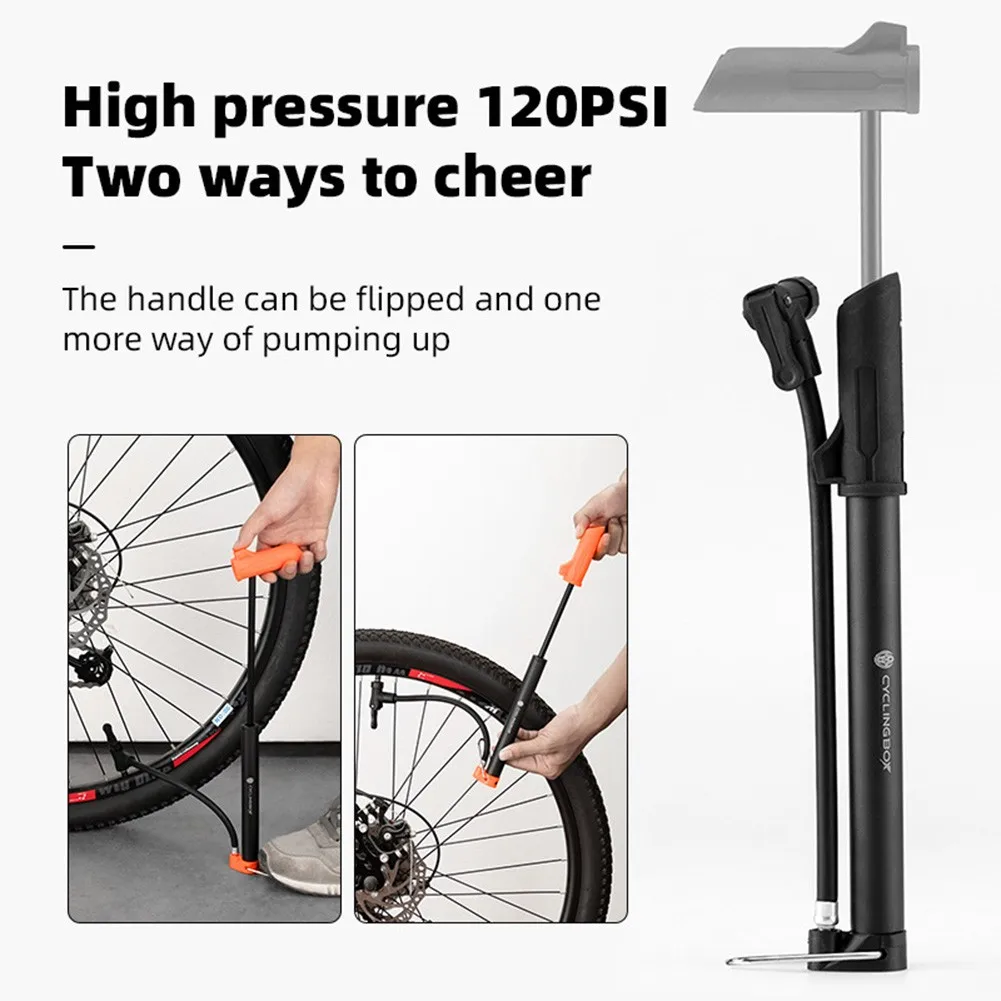 Mini Portable Portable Handheld Bicycle Pump MTB Mountain Bike Pump U.S./French Conversion Handheld And Vertical
Mini Portable Portable Handheld Bicycle Pump MTB Mountain Bike Pump U.S./French Conversion Handheld And Vertical