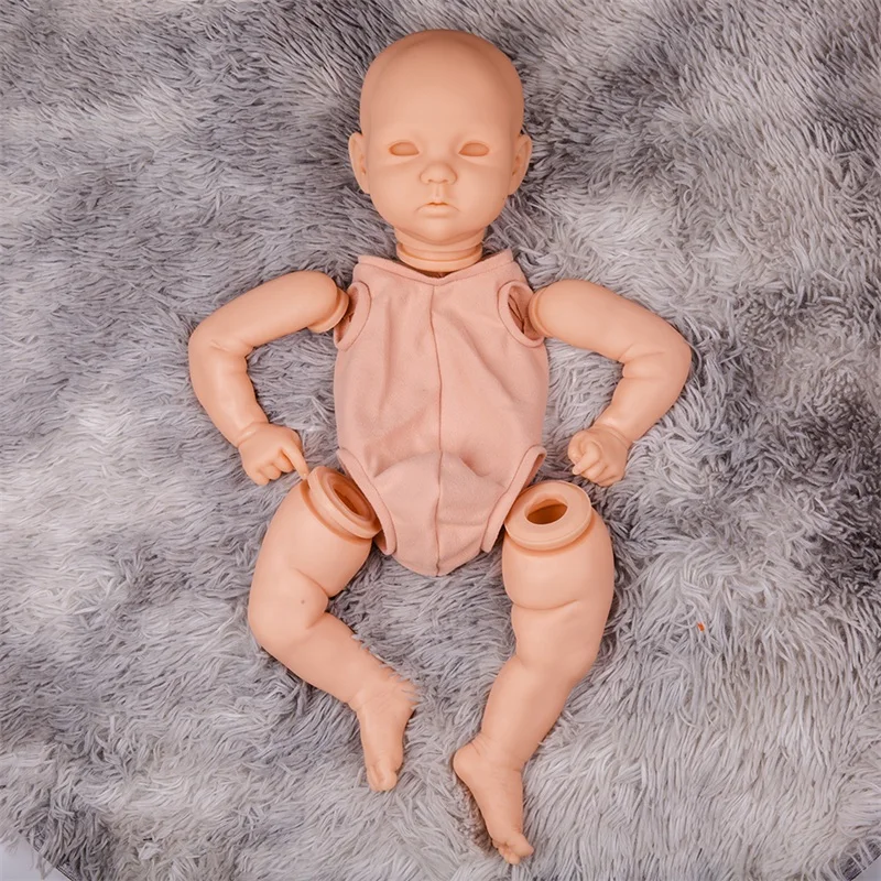 Lifelike Reborn Doll Kit 20 Inch DIY Unpainted Unfinished Doll Kits Cloth Body Blank Kit Realistic Soft Touch Newborn Bebe Parts
Lifelike Reborn Doll Kit 20 Inch DIY Unpainted Unfinished Doll Kits Cloth Body Blank Kit Realistic Soft Touch Newborn Bebe Parts