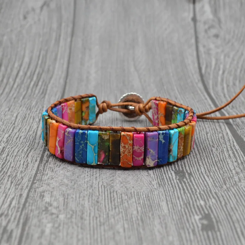 Boho Chic Beaded Bracelet Handmade Wrap Leather Nature Stone Bohemian Jewelry Women Hippie Outfit Accessories
Boho Chic Beaded Bracelet Handmade Wrap Leather Nature Stone Bohemian Jewelry Women Hippie Outfit Accessories