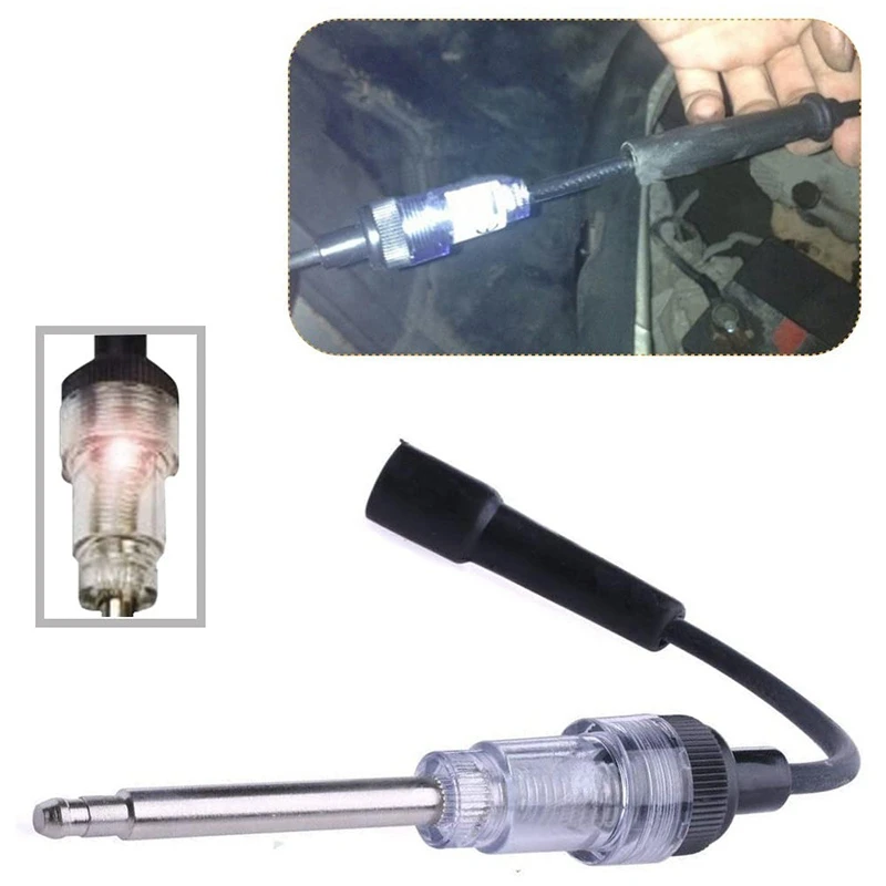 In-Line Spark Plug Engine Ignition Tester with Carb Carburetor Cleaner Kit, 6-12V Coil Armature Diagnostic Detector Tool
In-Line Spark Plug Engine Ignition Tester with Carb Carburetor Cleaner Kit, 6-12V Coil Armature Diagnostic Detector Tool