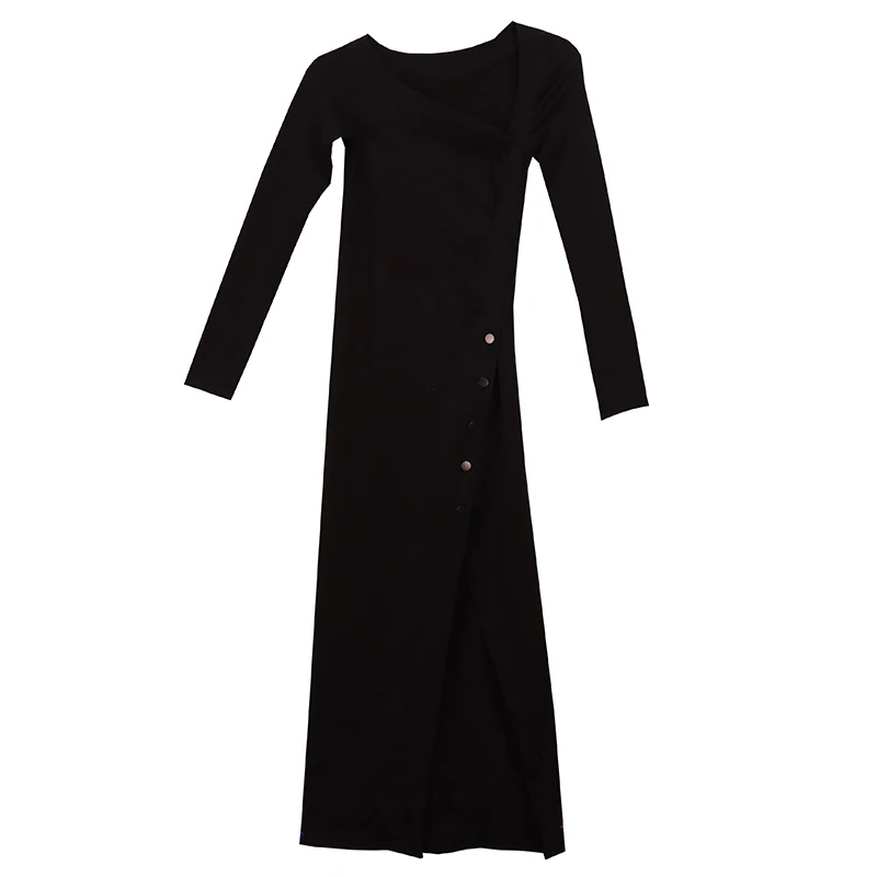2021 Spring Autumn Women's Dress Slim Expose Clavicle Irregular Collar Dress Sexy Long Sleeve Slanted Shoulder Party Dress
2021 Spring Autumn Women's Dress Slim Expose Clavicle Irregular Collar Dress Sexy Long Sleeve Slanted Shoulder Party Dress