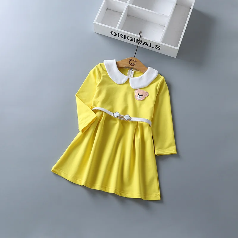 2019 Autumn Baby Girl Clothes Girls Dresses Long Sleeve Cartoon Small Bear Princess Dress Clothes Toddler Baby Kids Girls Dress 
2019 Autumn Baby Girl Clothes Girls Dresses Long Sleeve Cartoon Small Bear Princess Dress Clothes Toddler Baby Kids Girls Dress