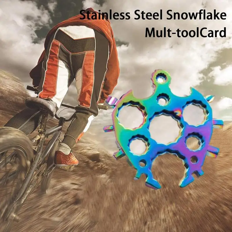 20 In 1 Tool Multifunctional Turtle-shaped Octagonal Snowflake Wrench Snowflake Tool Card Combination Wrench Tool Outdoor Gadget
20 In 1 Tool Multifunctional Turtle-shaped Octagonal Snowflake Wrench Snowflake Tool Card Combination Wrench Tool Outdoor Gadget
